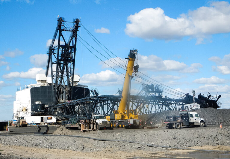 Dragline outage